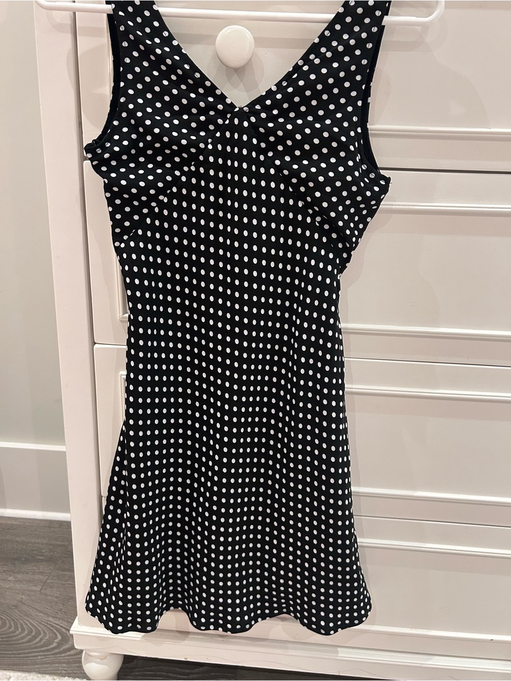 Princess Polly Black and White Polka Dot Mini Dress